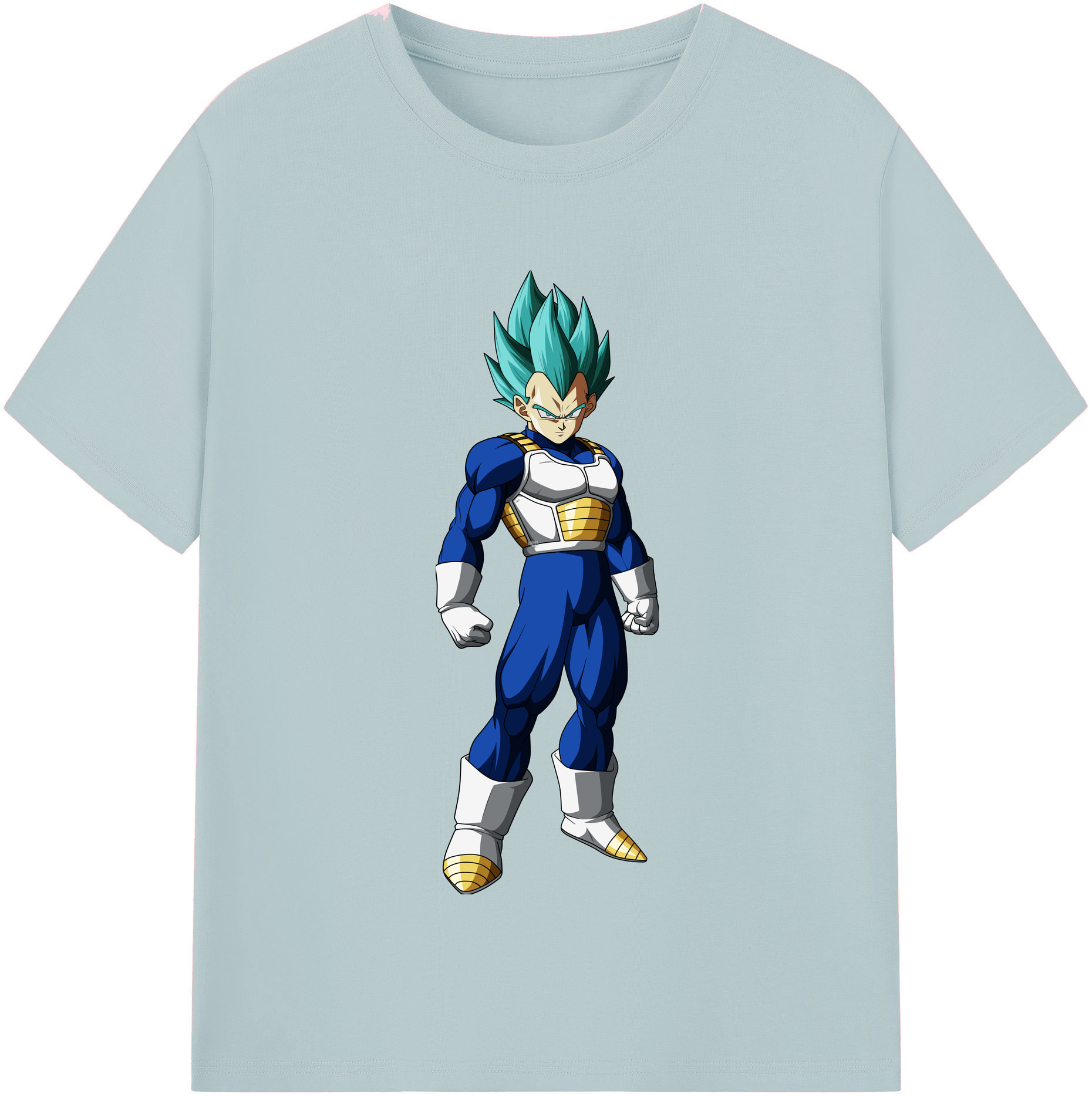（画像用） ドラゴンボール ベジータ四世（Bejīta Yonsei）DRAGON BALL Vegeta IV 綿100％半袖Tシャツ（フロントプリント）